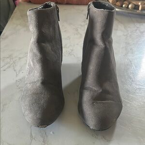 Target Gray Ankle Booties Sleek Design